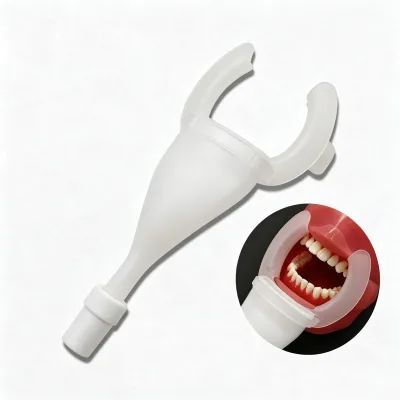 High-Temperature High-Pressure Sterilizable Dental Saliva Ejector Opener Droplet-Splash-Proof Mouth Retractor Suction Mouth Prop