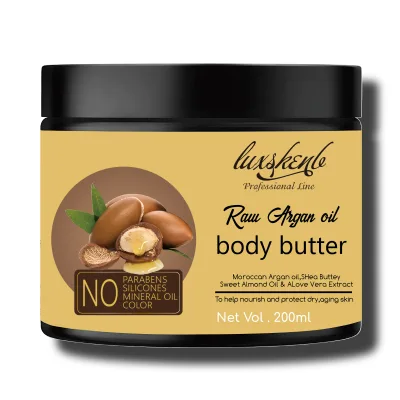 Customize Logo Long Lasting Scented Natural Shea Butter Turmeric Essence Wholesale Day and Night Care Hydration Body Butter