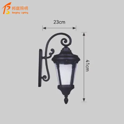 Factory Supply European Retro Wall Lamp Fixture for Garden Courtyard Villa Waterproof Led Wall Lamps Outdoor Elegant