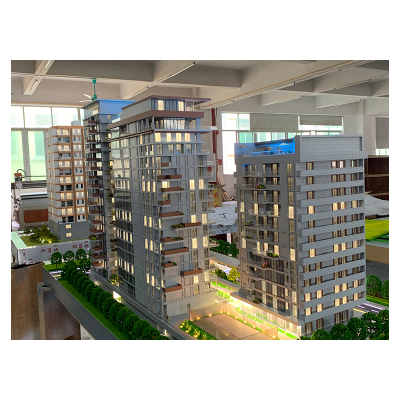 Various Styles Architectural Design Model Office Building Scale 3D Architectural Model