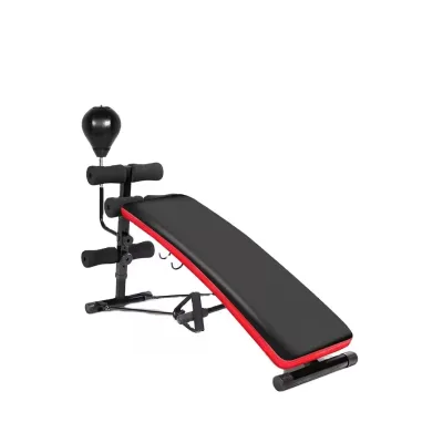 High Quality Commercial Foldable Alloy Steel Frame Multifunction Workout Bench Weight Adjustment Indoor Use Unisex Gym Equipment