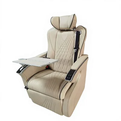 Comfortable Luxury Aviation Seat Real Leather Ventilation Heating Massage Modified Tools Car Fitment