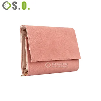 Jewelry Travel Organizer Necklace Storage Bag For Women Hanging Travel Case With Handle For Jewelry Accessories
