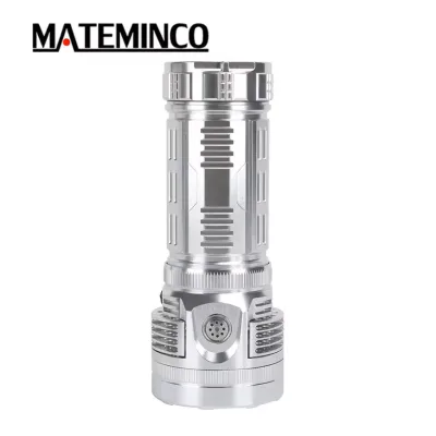 MATEMINCO MT009 High Lumen 26000lm Active Cooling Fan Rechargeable Tactical LED Flashlight for Outdoor, Camping, Searching