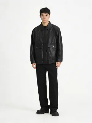 Men's Customizable Winter Moto Jacket PU Full Sleeve Stand Collar Waterproof Reasonable Price Plain Dyed Technique