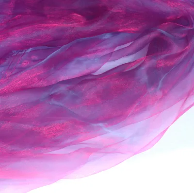 Hot 2 Tone Shinning Tulle Fabric for Wedding Decoration