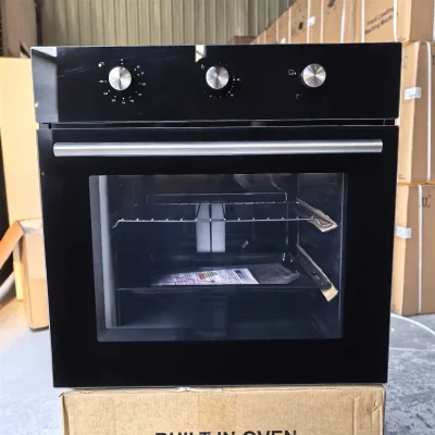 Black Stainless Steel Built in Countertop Oven Integrated Heating and Barbecue Function Oven for Household Use