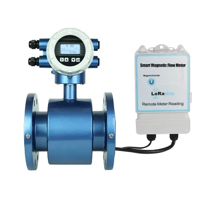 6" Analog Magnetic Flow Meter Hcl Acid Electromagnetic Flow Meter Dn150 with Gsm