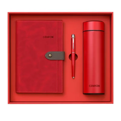 Ruizhuo Eco-friendly Executive Office Gift Box Graduation Includes Water Bottle Leather Notebook Fountain Pen Premium Business