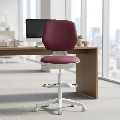 Ergonomic Bar Chairs with Adjustable Height High Back Home Office Furniture