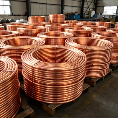 C12200 DHP Pure Copper Coil Tube Soft Temper 1/4 Inch X 50m for HVAC Refrigeration