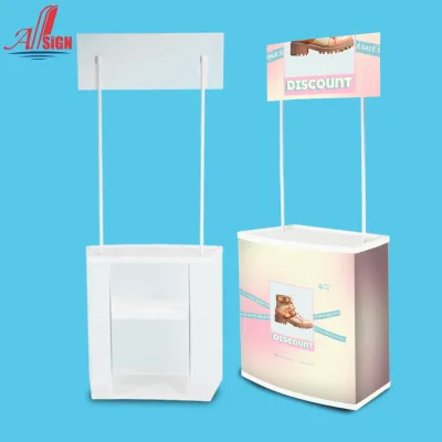 Durable Portable Aluminum Frame Promotion Table for Trade Shows Sampling Events Rehabilitation Standing Enhanced Durability for
