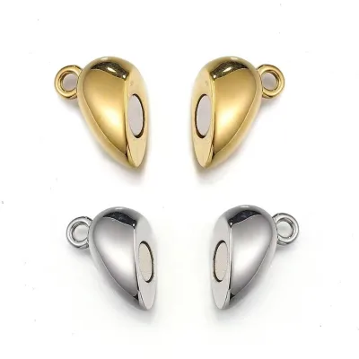 Love Magnet Clasp DIY Jewelry Accessories - Couple's Necklace and Bracelet Heart-shaped Magnet Clasp