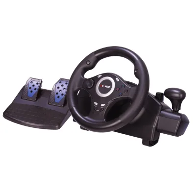 Vibrating ABS 270-Degree Steering Wheel Programmable Vibration for Car Racing-Supports // One/ /Android