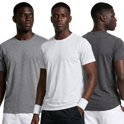 Premium Quality Cotton Crew Neck Muscle Fitted T Shirt Custom Logo Blank T Short Sleeve T-Shirts Slim Fit T Shirts Men