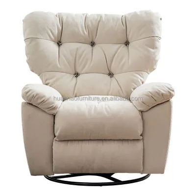 Single Seater Function Couch Sofa Microfiber Fabric Recliner Sofa