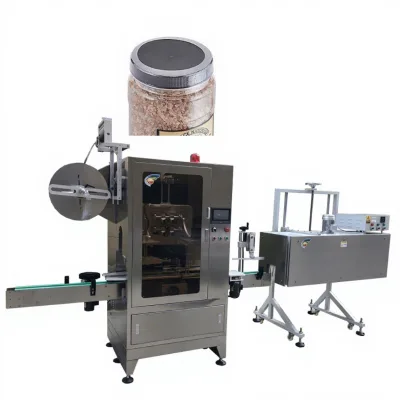 CXM CE Certified Electric Automatic PVC Bottle Heat Shrink Sleeve Label Applicator 1 Year Warranty for Glass Metal