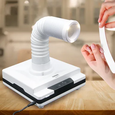 Wholesale Design Nail Dust Extractor Nail Suction Dust Vent Collector Machine 60w Electric Nail Vacuum Dust Collector for Table