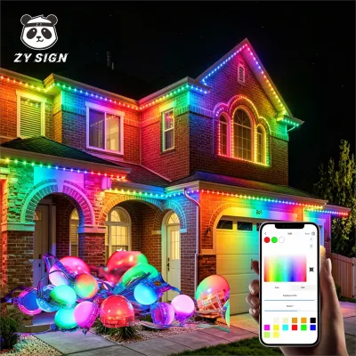 LED Advertising Signs Multi Color IP65 Waterproof PC Strip Lights