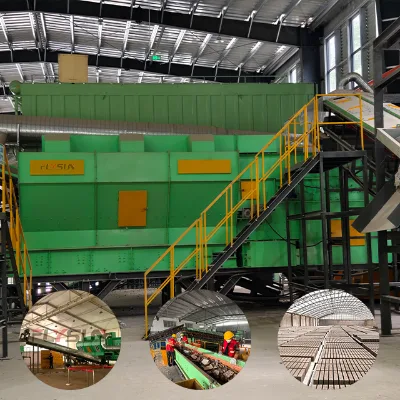 Production Line for Sorting and Brick-Making of Industrial Solid Waste Including Steel Slag Blast Furnace Slag and Fly Ash