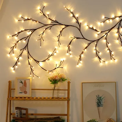 Hot Selling Branches Tree String Light Willow Wall Twig Lighted Branch Led Christmas Lights Outdoor Yard Decorations