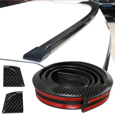 Carbon Fiber Rear Wing Spoiler Universal Vehicle Auto Car Refit Rear Trunk Carbon Fiber Spoiler Heckspoiler Spoilers Trasero