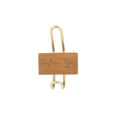 Modern Art Deco Design Wooden Wall-Mounted Key Rack Household Sundries Storage Organization Decoration Hook Hanger Storage Tool