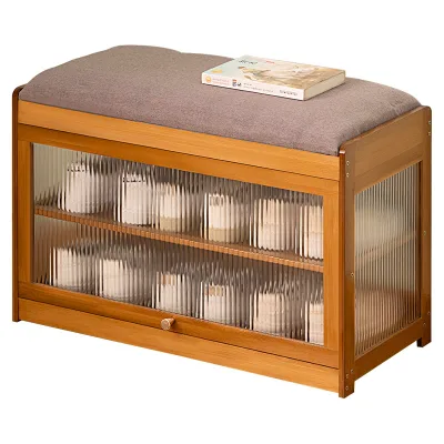 Modern High-Level Household Doorway Entrance Shoe Changing Stool Seatable Sofa Recliner Integrated Shoe Cabinet Wearable Shoes
