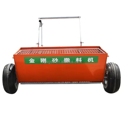Factory Wholesale Aggregate Chip Concrete Material Easy Operated Emery Hand Push Adjusting Wrench Spreading Machine Spreader