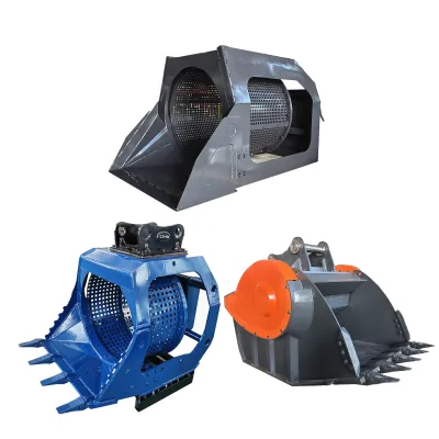 Padding Bucket Rock Concrete Demolition Waste Excavator Crusher Bucket