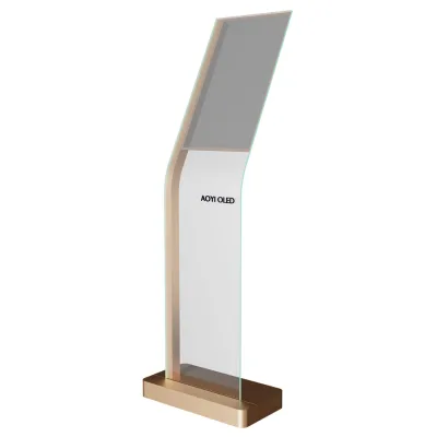 Fast Shipping 40% Light Transmissivity 30 Inch Desktop Transparent OLED Screen Advertisement Display Monitor