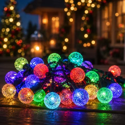 49ft Connectable String Lights with Backyard String Lights and App Remote for Cafe Pergola Commercial Decor Lighting
