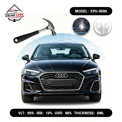 Ultra Clear Self-healing EPU PPF Windshield Protection Film Anti Scratch High Clarity Glass Armor Shield Explosion Proof