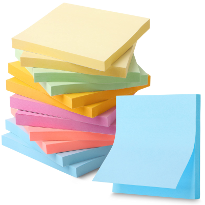 Sticky Notes, All Sizes, Colorful Sticky Notes, Self-Stick Note Pads, Sticky Notes Aesthetic, Nota Adhesiva