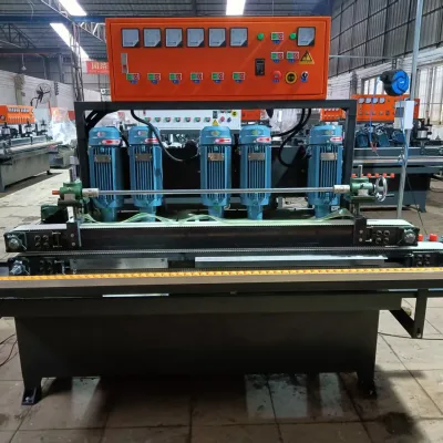 Popular Choice Factory Wholesale 6-Heads Glass Bevel Edge Polishing Machine for Rough Fine Grinding and Bevel Polishing Process