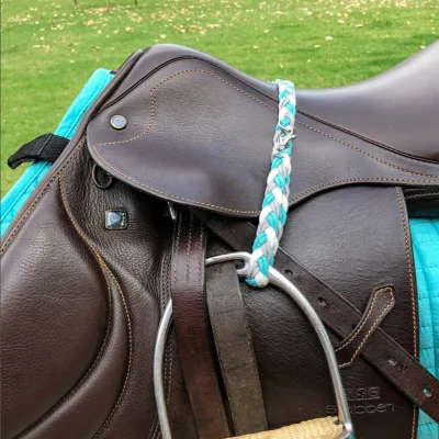 New product 2026 Fashion Trend 2022 27" Long Stirrup Strap Horse Rope Halter Paracord Strap