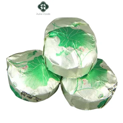 China Hot Selling Healthy Lotus Leaf Flavor Ripe Fermented Compressed Shu Pu'er Tea