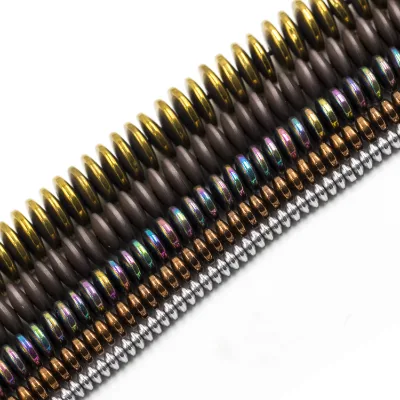 Wholesale Beads Best Selling Silver Color Abacus Beads Design Hematite for Jewelry Making