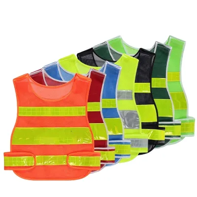 High Visibility Mesh Children Vest Reflective Vest Kids Reflective Safety Vest