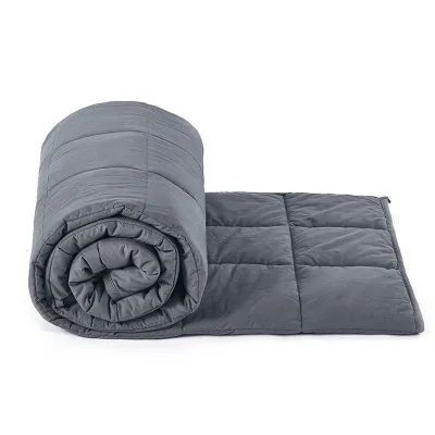 Weighted Blanket 20 Lbs Queen Size Cooling Heavy Blanket for Adult with 100% Cotton