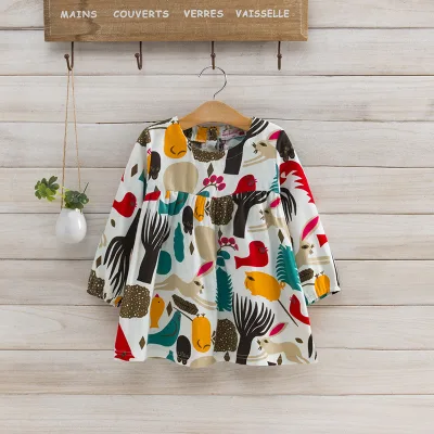 New Product Organic Cotton Dress African Printed Chiffon Loose Dresses