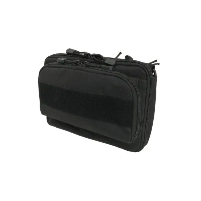 Tactical Mag Admin Pouch Molle Utility Tool Pouch Medical EMT Organizer with Triple Stacker Magazine Holder