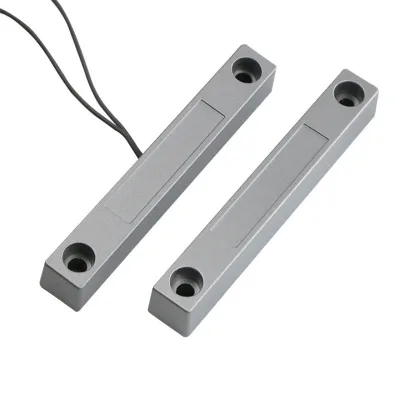 Metal Cae Zinc Alloy Wired Door Sensor Alarm MC-58 Magnetic Switch for Garage Door Door Window Sensor