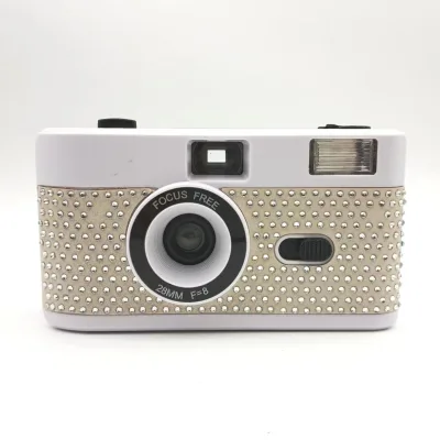Custom Logo and Sticker Vintage Point Shoot Non-Disposable Film Camera Custom 35mm Flash Reusable Film Camera