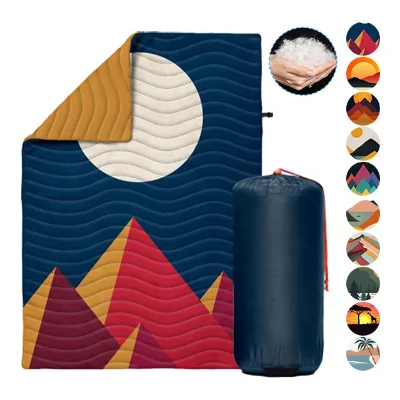 Camping Heating Portable Waterproof Warm Light Weight Outdoor Camping Puffy Blanket