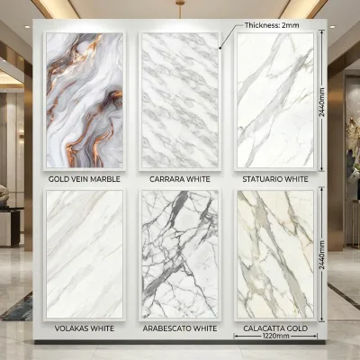 UV PVC Decorative Wall Sheet Anti-fire Waterproof Anti-fouling Easy Clean Modern Hospital Household Use Custom Specification