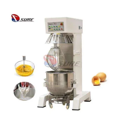 Commercial Electric Egg Beater with Timer - 3 Agitator Heads for Eggs/Cream/Dough Industrial Use