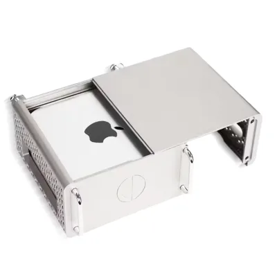 Factory Outlet Aluminum Alloy Heat Dissipation Stannd for M4 Mac Mini 2024 with Dustproof and Protection Functions