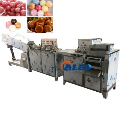Easy to Operate Gummy Candy Cutting Machine Mints Milk Candy Boiling Cooking Machine Candy Production Line