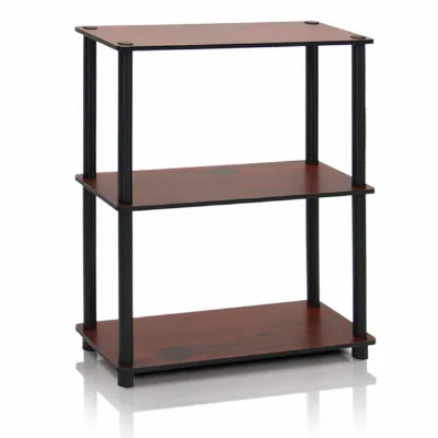 DIY Wooden Display 3-Tier Multipurpose Square Adjustable Display Storage Racks Book Wooden Shelf